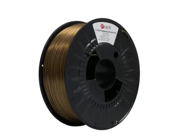 C-TECH PREMIUM LINE Filament Silk PLA bronz | 1.75mm | 1kg (8594125014452)