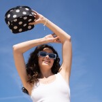 Termobox Reisenthel Coolerbag M pocket Dots white