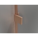 MEXEN/S - Lunar-B L sprchový kout dveře křídlové levá 100 x 90, transparent, měď kartáčovaná 832L-100-090-65-00-L