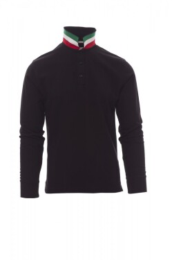 Pánská polokošile Payper LONG NATION Barva: Černá/ Itálie, Velikost: 4XL (0000830021140134XL)