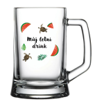 Personalizovaná pivní sklenice s letním mixem