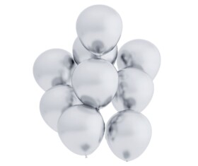 Malý dekorační chromový balónek stříbrný - Belbal Malý dekorační chromový balónek stříbrný - Belbal