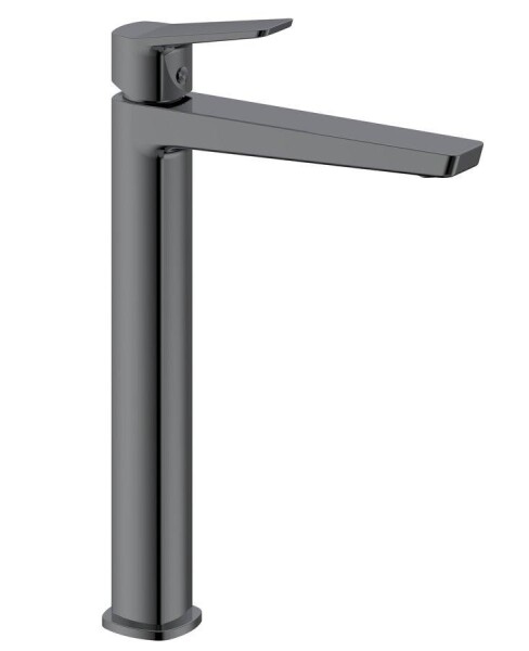 AQUALINE - FLERY stojánková umyvadlová baterie vysoká, gun metal FY006GM