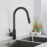 REA - Uzávěr s perlátorem pro kuchyňskou baterii Fresh Black REA-B9098