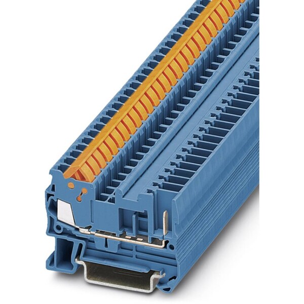 Phoenix Contact 3050086 průchodková svorka 5.2 mm rychlé připojení modrá 50 ks