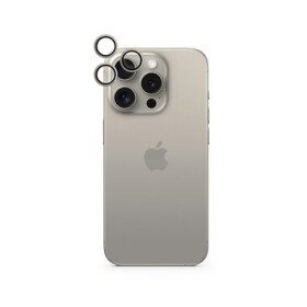 Epico Aluminium Lens Protector ochranné sklo zadního fotoaparátu pro Apple iPhone 15 Pro Pro Max béžová (81312152000001)