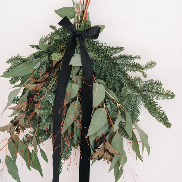 Bella Rose Sametová stuha 3 cm – černá (9 m), černá barva, textil