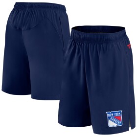 Fanatics Pánské kraťasy New York Rangers NHL 2023 24 Authentic Pro Locker Room Shorts Velikost: S