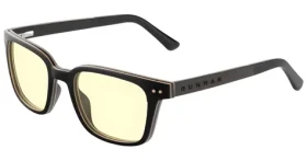 GUNNAR Muir Ebony / Herní brýle / jantárová skla / BLF 65 / GUNNAR focus (MUR-12301)