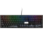 Ducky One 2 PBT Cherry MX-Speed-Silver černá / herní klávesnice / podsvícená / mechanická / drátová USB-C / US (DKON1808ST-PUSPDAZT1)