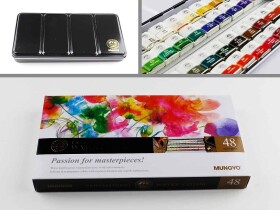 Mungyo Gallery Professional akvarelové barvy sada 48 barev