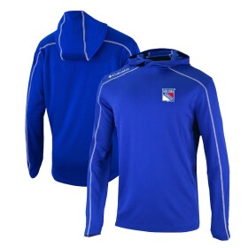 Pánská mikina New York Rangers NHL Columbia Omni-Wick Shotgun Long Sleeve Hoodie T-Shirt - Blue Velikost: XL