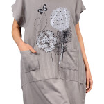 HOSH Dámské šaty Sora Velikost: UNI, Barva: Červená