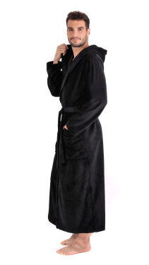 župan Milano s kapucí 3130 černý - Vestis M