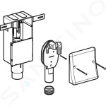 GEBERIT - Příslušenství Zápachová uzávěrka pro zařizovací předměty, 2 připojení, podomítková krabice a krycí deska 152.233.00.1