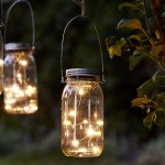 Star trading Solární lucerna JAMJAR na zavěšení. 10x LED - STAR TRADING Svítící lucerna na solární napájení Jamjar, čirá barva, sklo