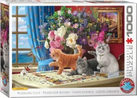 EUROGRAPHICS Puzzle Skládající koťata