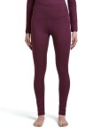 Dámské merino spodky ICEBREAKER Wmns Merino 200 Oasis High Rise Leggings, Dark Berry velikost: M