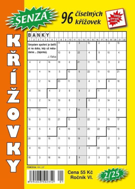 Senza číselné křížovky 2/2025