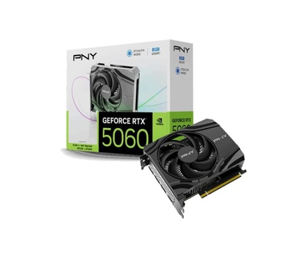 PNY VGA Nvidia GeForce RTX 5060 8GB, RTX 5060, 8GB GDDR7, 3xDP, 1xHDMI EDF_1096056