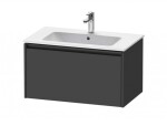 DURAVIT - Ketho.2 Umyvadlová skříňka 44x81x48 cm, 1 zásuvka, grafit mat K25063049490000