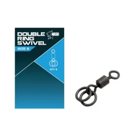 Nash Obratlík Double Ring Swivel Velikost 8 8ks (T8085)