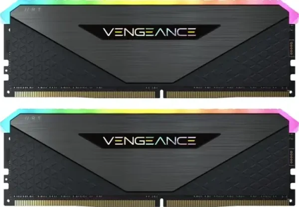 Corsair Vengeance RGB RT Gunmetal 16GB (2x8GB) 3200 MHz / DDR4 / PC4-25600 / CL16-20-20-38 / 1.35V / XMP2.0 (CMN16GX4M2Z3200C16)