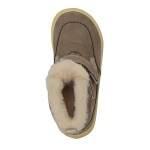 Dívčí zimní barefoot boty KESY TAUPE, Protetika, šedá - 24