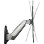 Schwaiger černá / Nástěnný držák pro TV / 23" - 55" / VESA 400x400 / max 30 kg / naklápěcí, otočný (LWHD5530511)