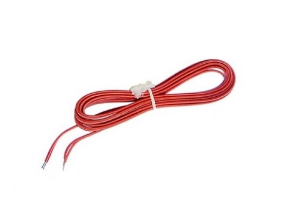 Kabel pro pojistku přehřátí Sentiotec 2x0,5 mm2, červený, silikon CFSSTC586L