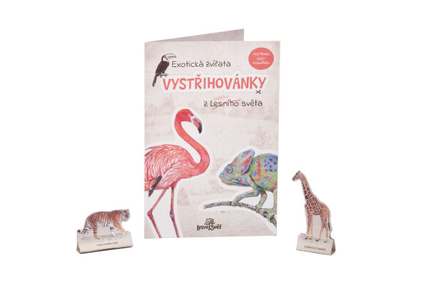Vystřihovánky - Exotická zvířata