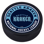 Mustang Puk Seattle Kraken NHL Textured Wordmark Puck