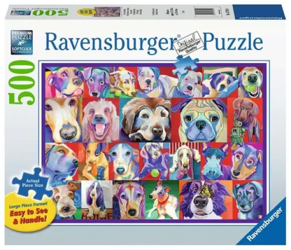 Ravensburger Puzzle Ahoj pejsci XXL