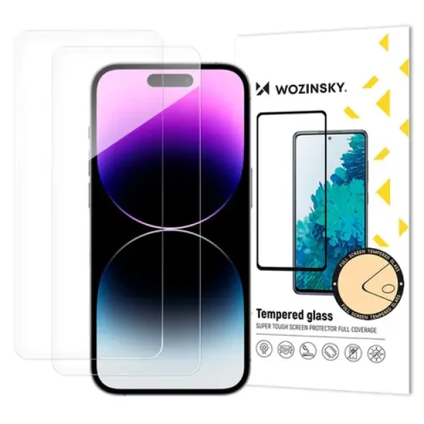 Wozinsky Tvrzené sklo 2 ks / Ochranné sklo / Apple iPhone 17 Pro Max, 16 Pro Max / Temperované