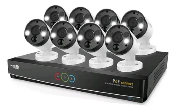 IGET HGNVK164908 / Kamerový systém / 8 kamer / UHD 4K / 16CH / IP66 / WAN / 16x LAN / HDMI / VGA (75020555)