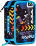 MITAMA Triplo CyberPlay / Školní penál / třípatrový / 47 ks školních potřeb (64863)