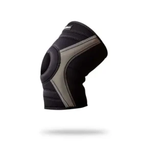 Neoprenová bandáž na koleno - GymBeam (S, multicolor) (36244-1-black - grey-uni)