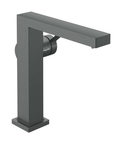 HANSGROHE - Tecturis E Umyvadlová baterie s výpustí Push-Open, CoolStart, EcoSmart+, kartáčovaný černý chrom 73040340