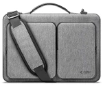 Tech-Protect Defender Bag 13-14" šedá / Brašna pro notebook / polstrovaná / 4 kapsy / nastavitelný popruh (5906302372874)