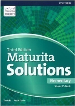 Maturita Solutions, Elementary Student´s Book (SK Edition),