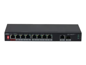 Dahua PFS3110-8ET1GT1GF-96 / Switch / 1000Mbps / 9x RJ-45 / 1x SPF / 8x PoE (PFS3110-8ET1GT1GF-96)