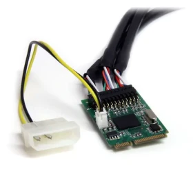 StarTech Mini PCIe FireWire karta černá / PCIe FireWire karta / IEEE 1394 / Čipset TI XIO2213B (MPEX1394B3)
