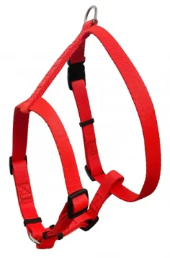 Huhubamboo Postroj pro psy červená / 56-94 cm (353072)