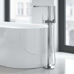 GROHE - Plus Vanová baterie do podlahy, chrom 23846003