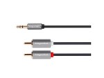 Kabel Jack 3.5mm stereo/2x Cinch 1m KRUGER & MATZ KM1218 Basic