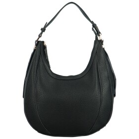 Módní dámská koženková kabelka na rameno Erlea, černá