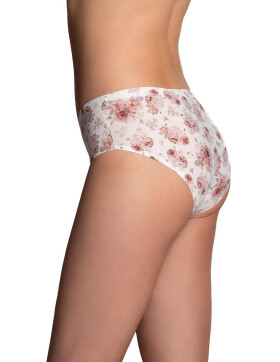 Kalhotky Lama Laser Cut L-POL 5032 BI-N S-XL ecru-růžový prášek M