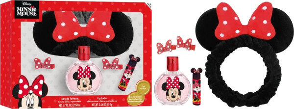 Dárkový set EDT 50 ml + čelenka + balzam na rty + sponky Minnie - UnderCover