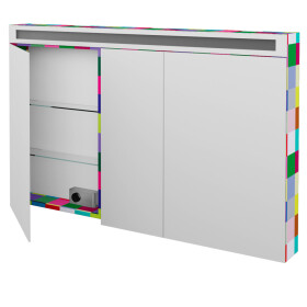 Dřevojas - Třídveřová galerka AIR GA3OE 130 - Individuální odstín dle RAL/NCS 144180