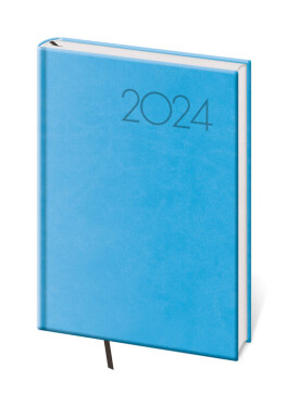 Diář 2024 týdenní A5 Print Pop - světle modrý